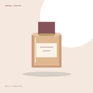 Ilustração demonstrativa: Perfume Brisa de Âmbar