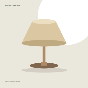 Ilustração demonstrativa: Luminária Entardecer